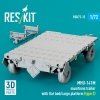 RESKIT RSK72-0032 MHU-141M munitions trailer with flat bed/cargo platform (type 2) (3D Printed model kit) (1/72)